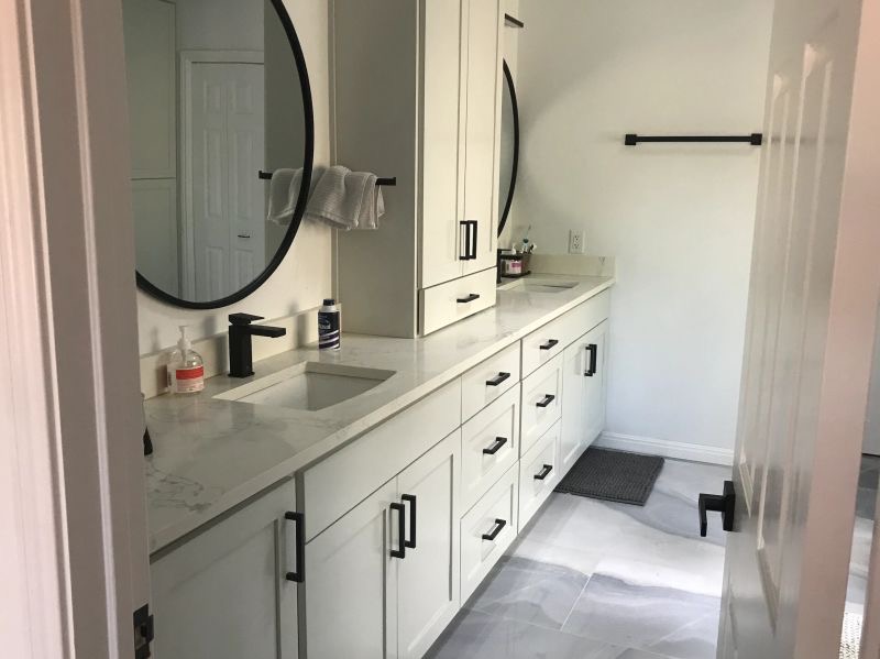 Vanity & laundry, Lakeway Remodeling project